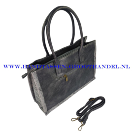 N69 Handtas Mandoline md-1271 metallic (grijs)