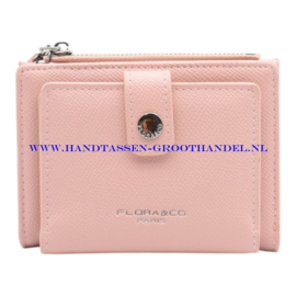 N24 portemonnee Flora & Co 5012 roze