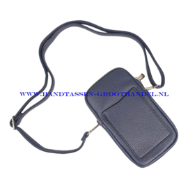 N25 crossbody telefoontasje Flora & Co 3638 blauw