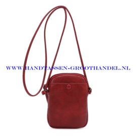 N20 Handtas Ines Delaure 1682588 marsala (rood)