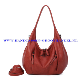 N71 Handtas Ines Delaure 1682799 brique (camel - rood)