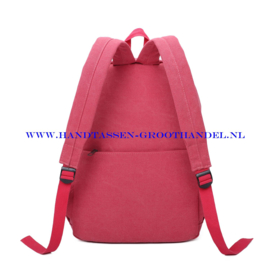 N88 Handtas Ines Delaure 1683363 framboise (rood - roze)