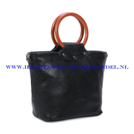 N39 Handtas Ines Delaure 1682852 zwart