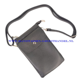 N25 crossbody telefoontasje Flora & Co 3639 zwart