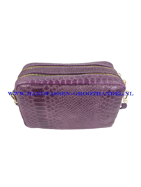 N73 crossbodytas - box  Qischa 9982 violet (paars)