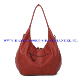 N71 Handtas Ines Delaure 1682799 brique (camel - rood)