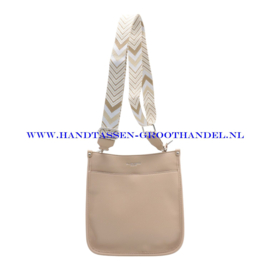 N103 Handtas Flora & Co 8578 beige