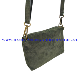 N82 Handtas suede Miss Reinette #067 groen