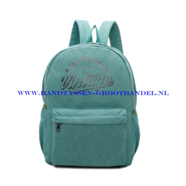 N88 Handtas Ines Delaure 1683363 emeraude (blauw - groen)