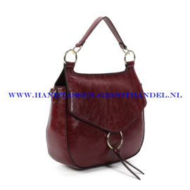 N107 Handtas Ines Delaure 1682477 marsala (rood)