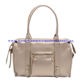 N82 Handtas Flora & Co 8533 taupe metal