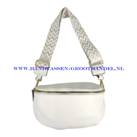 N28 Crossbody - Heuptas - Bumbag Flora & Co 3668 wit