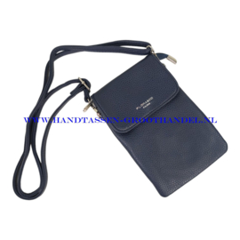 N25 crossbody telefoontasje Flora & Co 3609 blauw