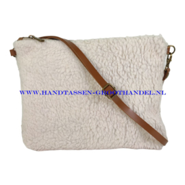 N36 crossbodytas - heuptas Qischa 9923 creme (beige)