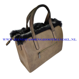 N81 Handtas Qischa el858 kaki (taupe)