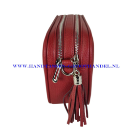 N35 Handtas Flora & Co 8035 donker rood