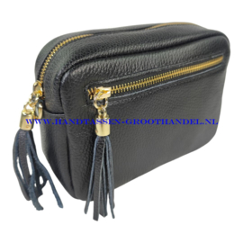 N36 crossbodytas  Qischa 9986 zwart - goud