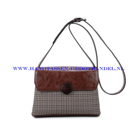 N40 Handtas Ines Delaure 1682878p choco (bruin)