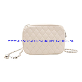 N72 Handtas Flora & Co 2569 blanc casse (gebroken wit)