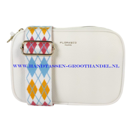 N73 Handtas Flora & Co 6967 wit