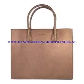 N118 Handtas Flora & Co 6925 marron metal (bruin)