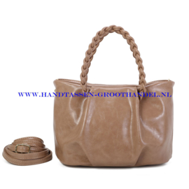 N39 Handtas Ines Delaure 1683775 taupe