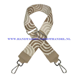 Fashionable handtasriem 49 zilver