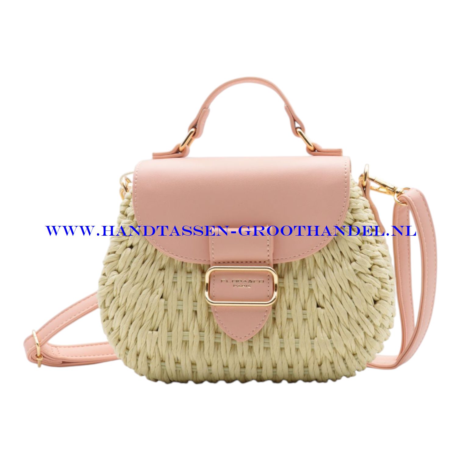 N73 Handtas Flora & Co c1061 roze