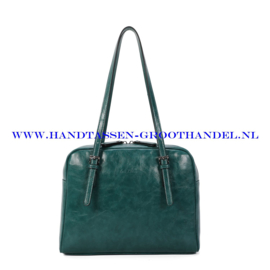 N112 Handtas Ines Delaure 1682782 emeraude (groen - blauw)