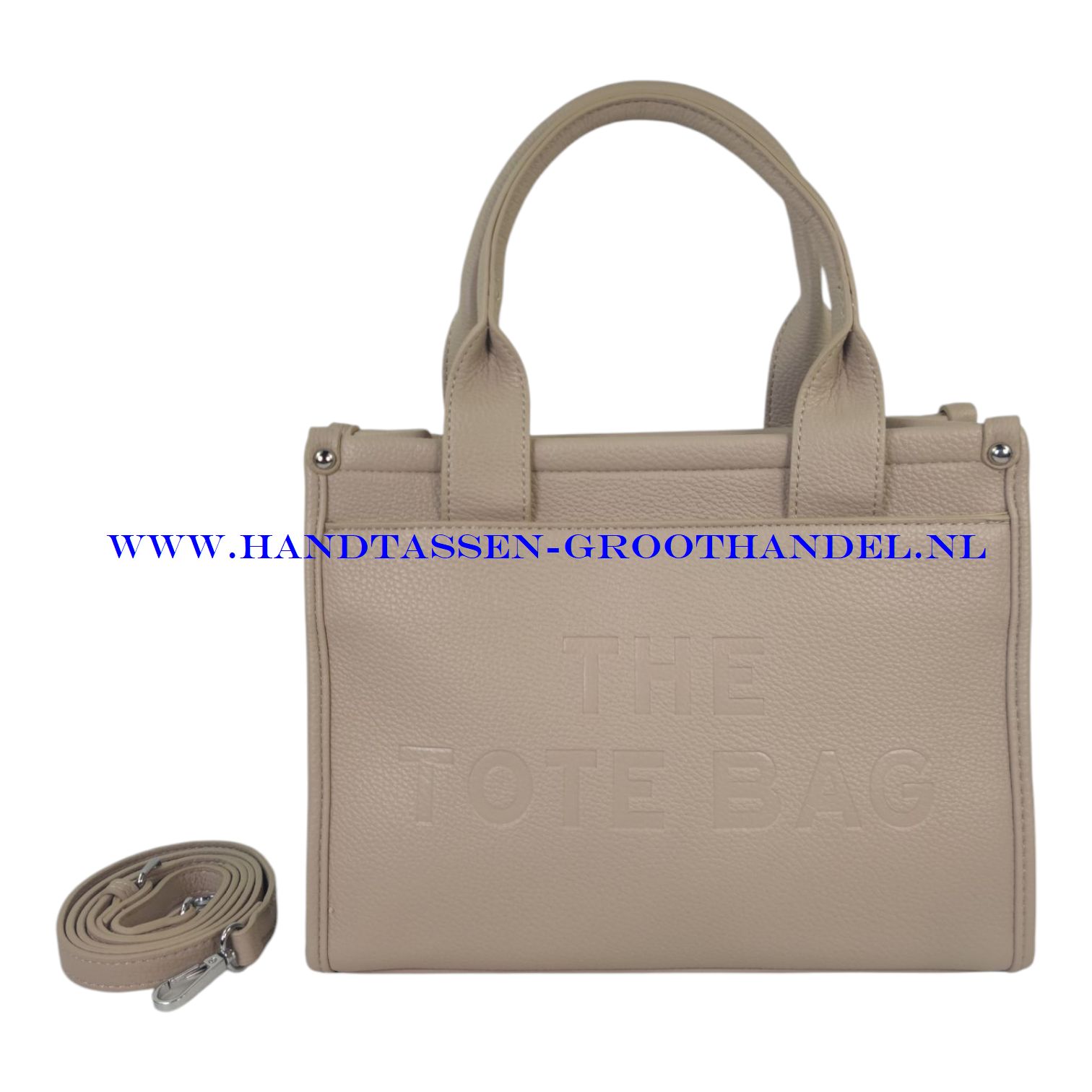 N38 Handtas Qischa w8021 taupe claire