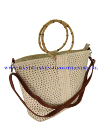 N38 Handtas Qischa 21311 beige