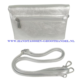 N34 Handtas - Clutch Flora & Co 2309 zilver