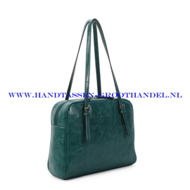 N112 Handtas Ines Delaure 1682782 emeraude (groen - blauw)