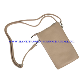 N25 crossbody telefoontasje Flora & Co 3639 beige taupe