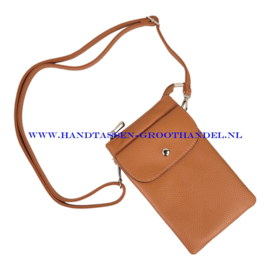 N25 crossbody telefoontasje Flora & Co 3639 camel