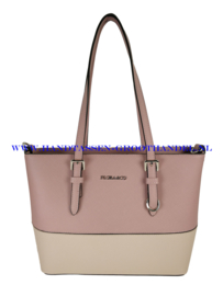 N73 Handtas Flora & Co F9179 vieux rose - beige taupe (roze)