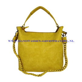 N36 Handtas Eleganci 8262-3 licht geel