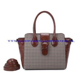 N40 Handtas Ines Delaure 1682977p choco (bruin)