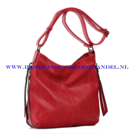 N72 Handtas Ines Delaure 1681669 marsala (rood)