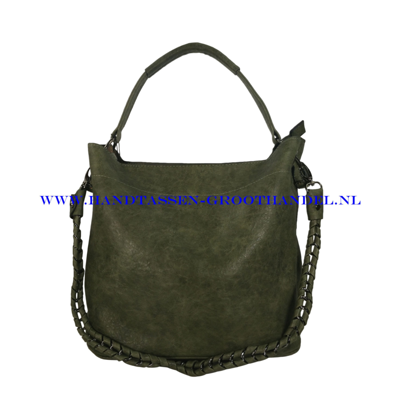 N36 Handtas Eleganci 8262 3 groen 8262 3 handtassen groothandel