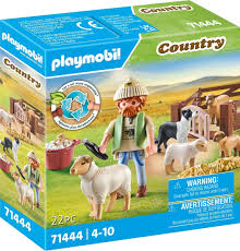 Playmobil herder met schapen 71444