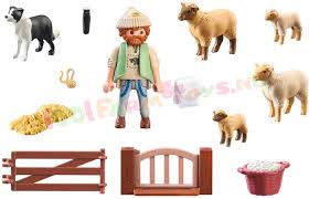Playmobil herder met schapen 71444