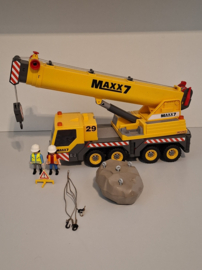 Mega mobiele kraan geel (17557)