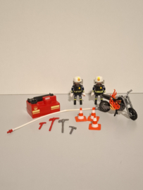 Brandweer met stuntmotor (16315)