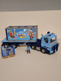 Grote vrachtwagen blauw (16150)