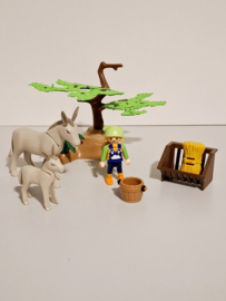 Meisje met ezels (16073)