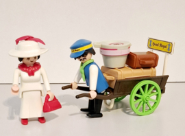 Playmobil Rosa victoriaanse dame met kruier