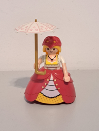 Prinses met roze parasol (14802)