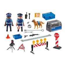 Politie wegversperring 6878