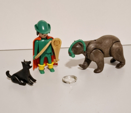 Playmobil vintage muzikant met beer